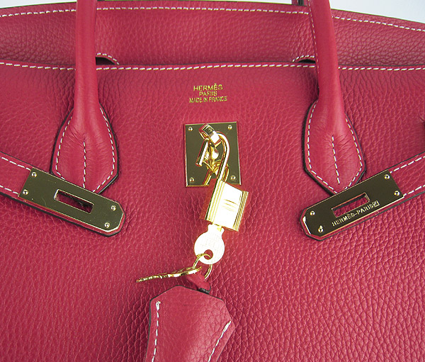 Replica Hermes Birkin 40CM Togo Bag Red 6099 Online - Click Image to Close